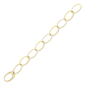 Large Oval Link Gold Bracelet