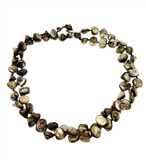 Long Mother of Pearl Necklace