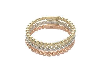 Gold Bobble Stacking Rings