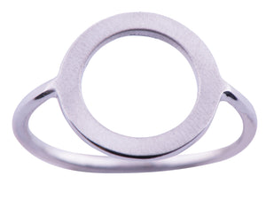 Brushed Circle Ring