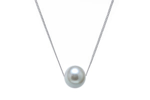 Princess Pearl Silver Necklace