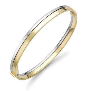 Two Tone Gold Bangle