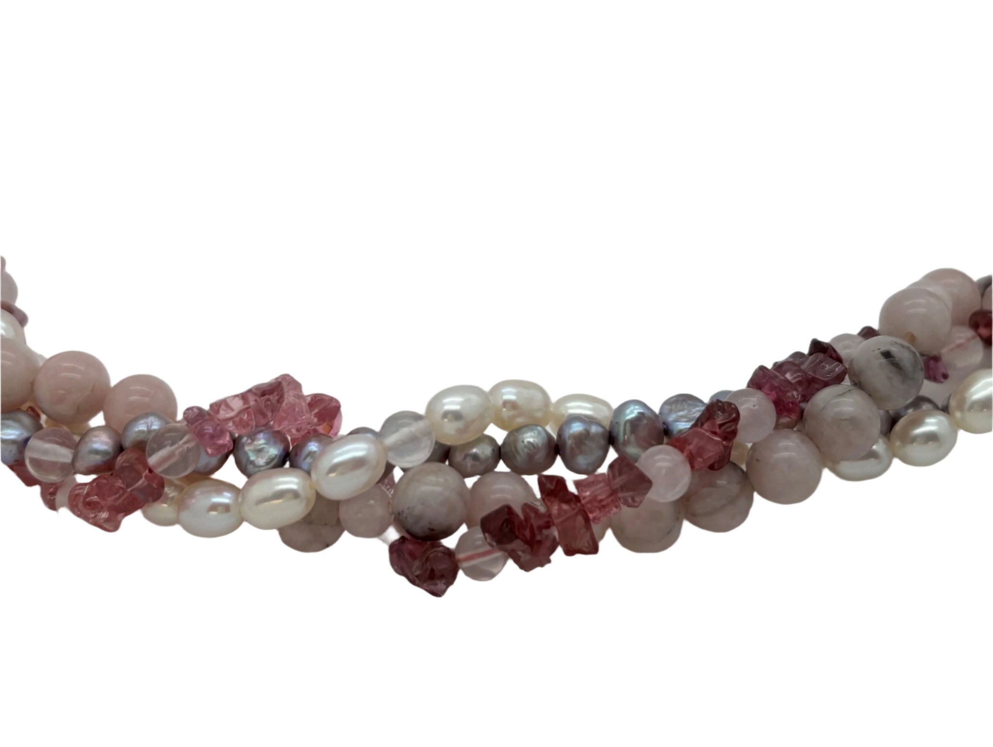 Four Strand Bead Necklace