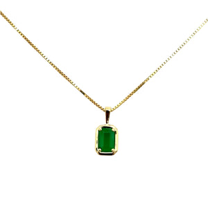 Green Emerald Pendant