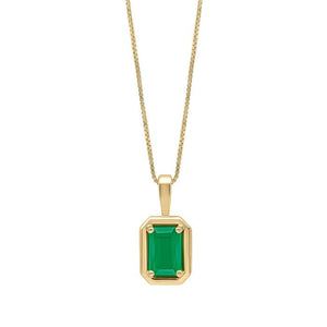Green Emerald Pendant