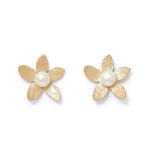 Pearl Flower Earrings