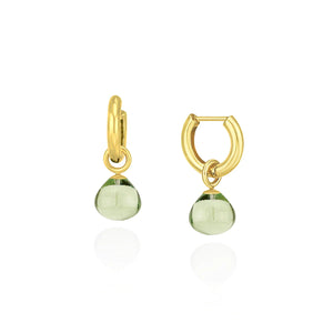 Huggy with Green Amethyst Drop