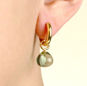 Huggy with Green Amethyst Drop