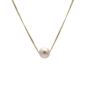 Petite Princess Pearl Gold Necklace