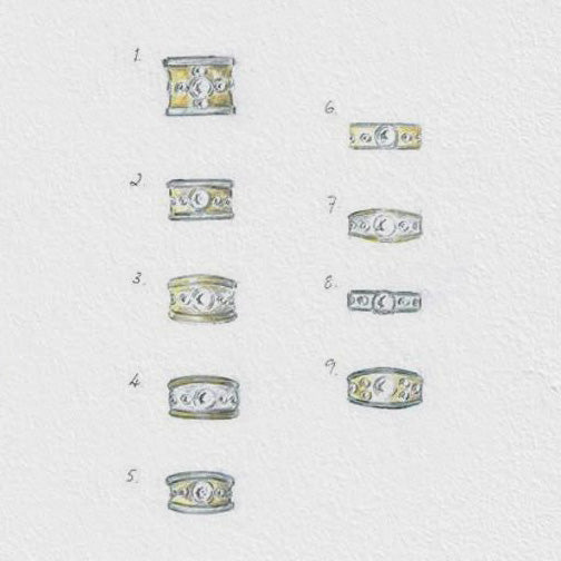 Sketches to focus on design options