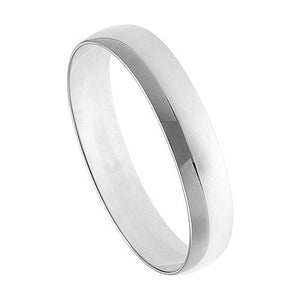 Sterling Silver Wide Bangle