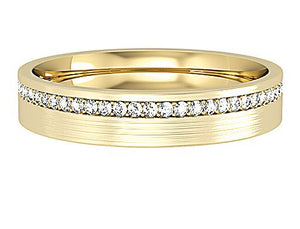 Matt Gold and Diamond Wedding Band