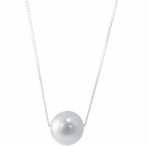 Princess Pearl Silver Necklace