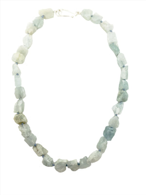 Roughcut Aquamarine Necklace