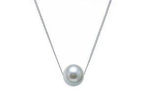 Princess Pearl Silver Necklace