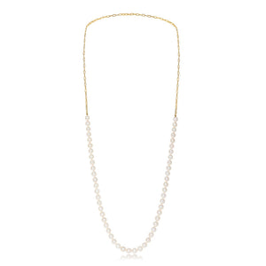 Pearl and Chain Necklace