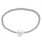 Single Pearl and Bead Bracelet
