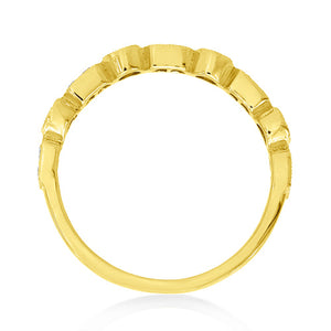 Gold Half Eternity Ring