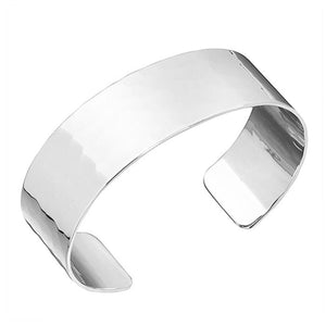 Sterling Silver Hammered Cuff