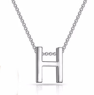Silver Initial Letter H